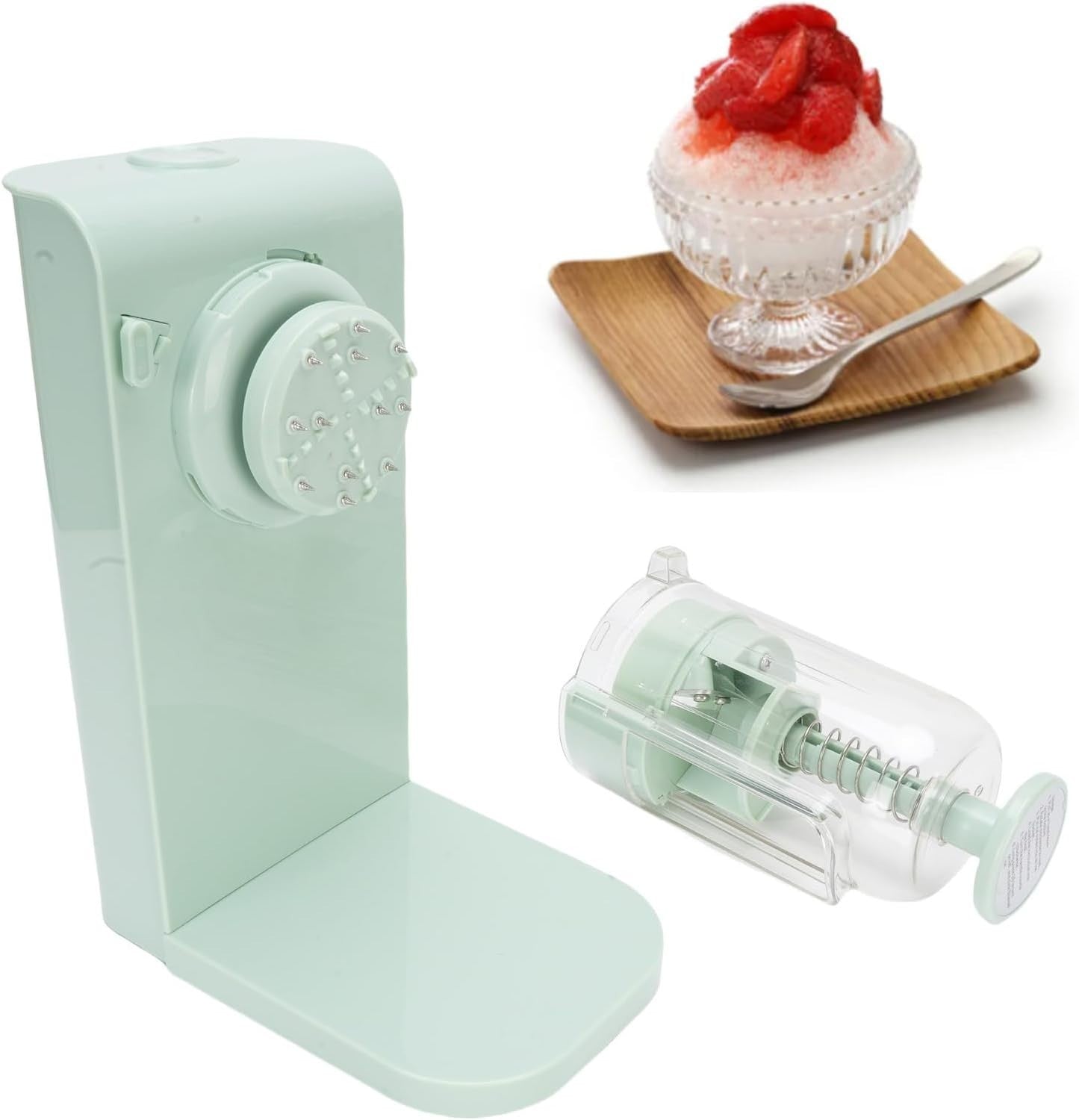 Electric Ice Shaver Snow Cone Machine Rechargeable 13000RPM