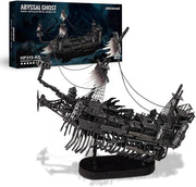 3D Metal Silent Ghost Pirate Ship Puzzle – Durable DIY Model Kit