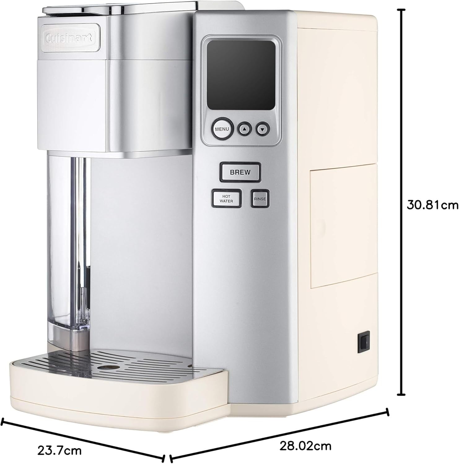Single-Serve Coffee Maker Programmable | 5 Cup Sizes | 72oz Tank | Fast Brew