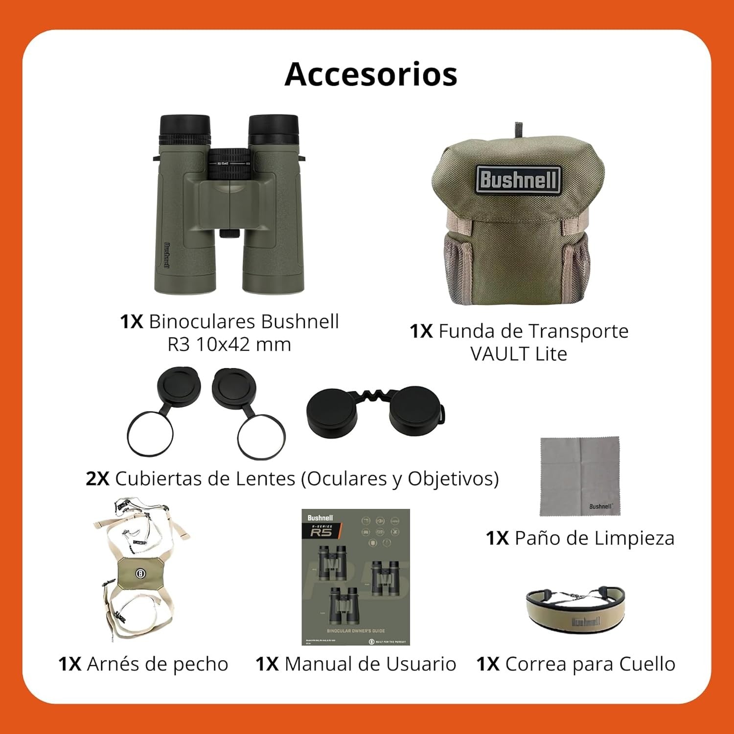 10x42 HD Waterproof Binoculars with EXO Barrier & Bino Harness for Wildlife