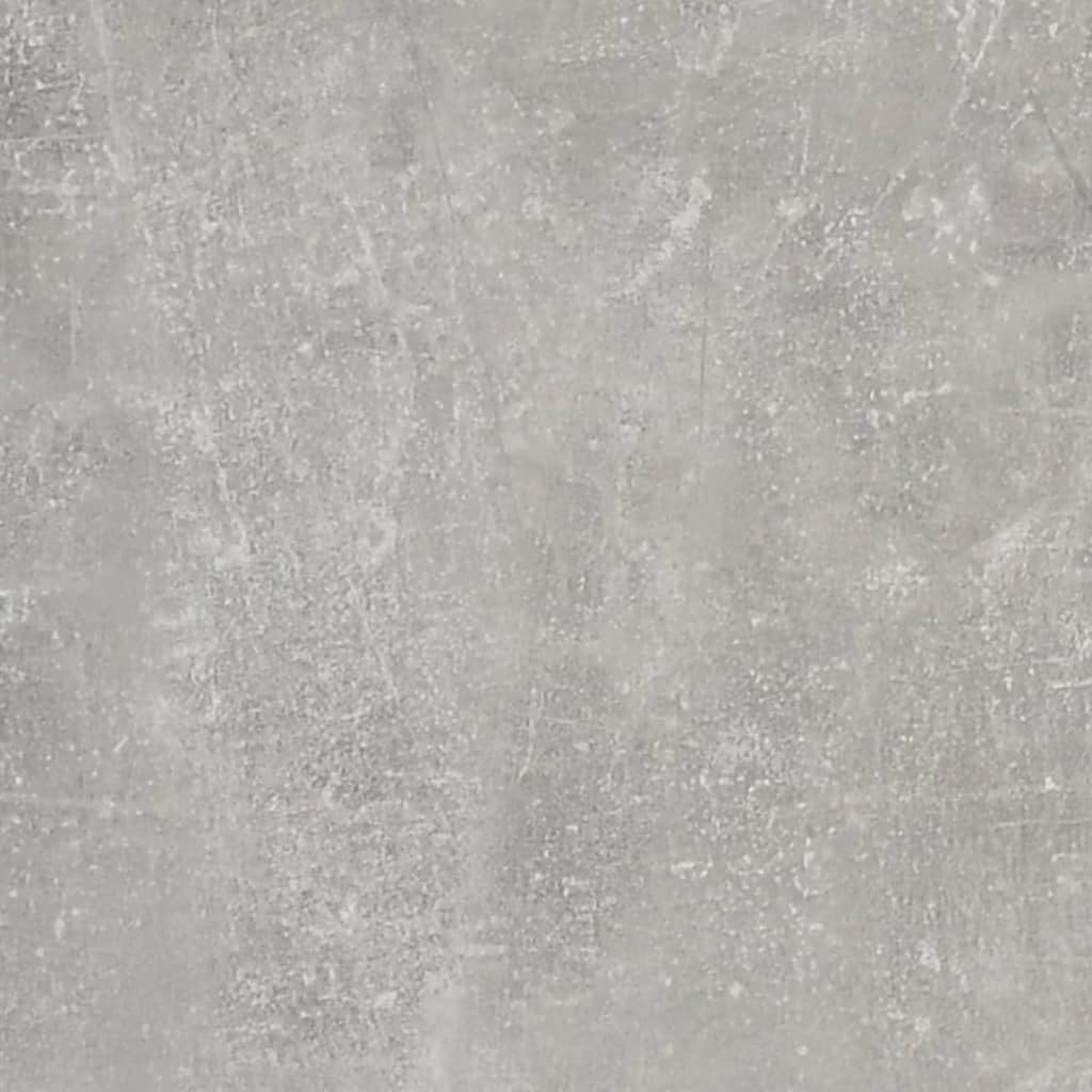 Concrete Grey Sideboard Cabinet with 6 Compartments | Durable Engineered Wood