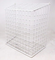 Large Chrome Letter Box Cage Guard – Protects Mail, Flip Lid, Easy Fit