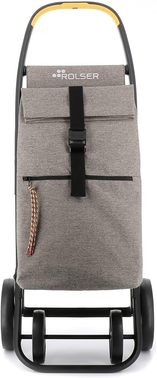 Foldable 4-Wheel Eco Shopping Trolley Granito Thermal Bag Durable