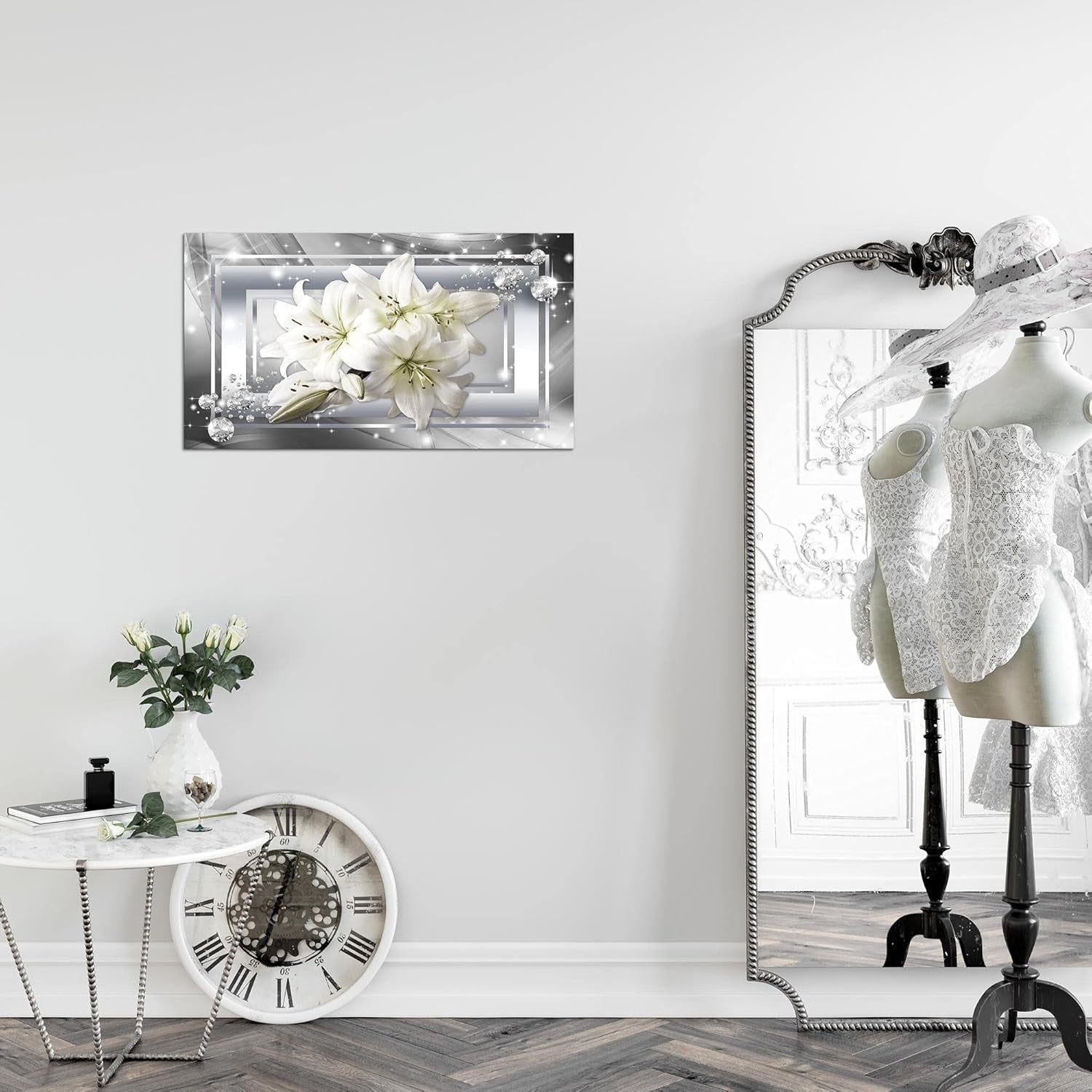 Lilies Flower Canvas Wall Art 70x40 cm Modern Home Decor