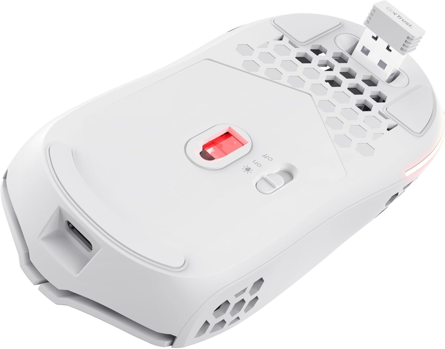 Ultralight Wireless Gaming Mouse 75g 80H RGB 4800 DPI White