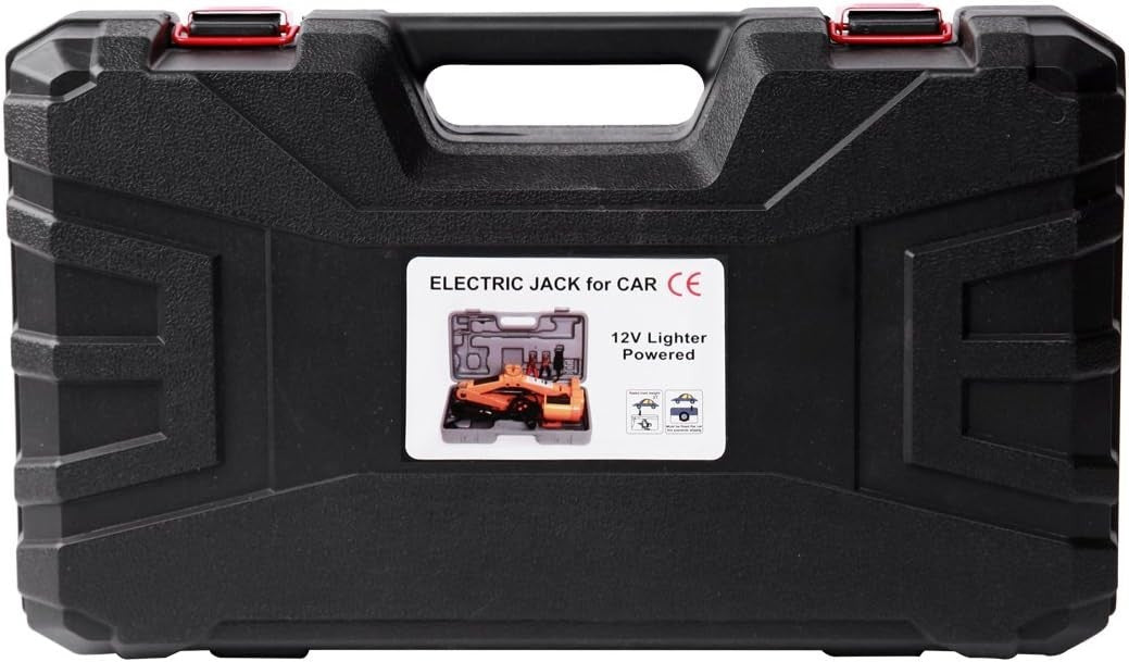 3 Ton Electric Car Jack 12V Scissor Lift Automatic Floor Jack 5"–42cm Panana