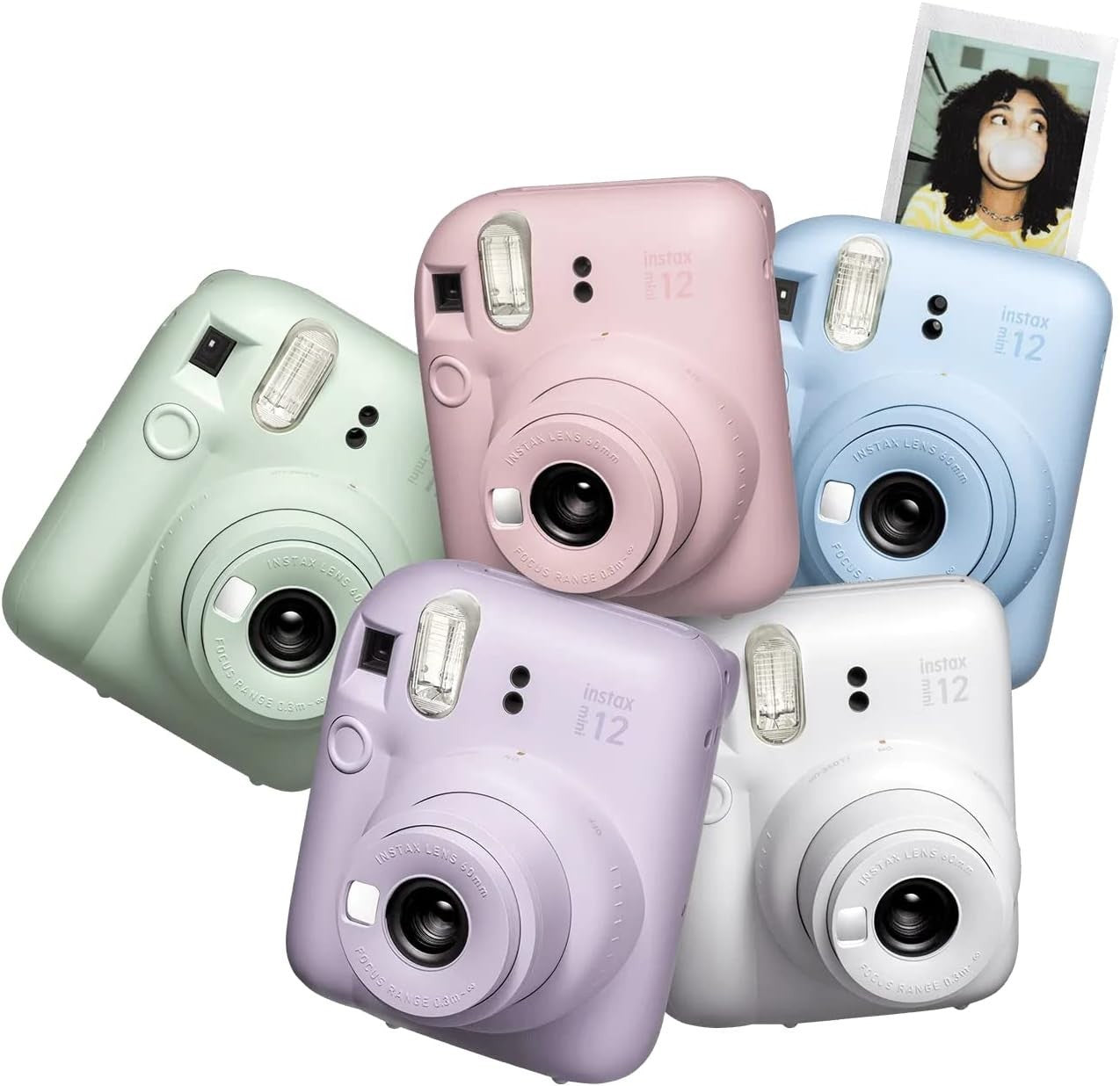 Instant Camera Bundle Mint Green 40 Film Case Album Accessories Set