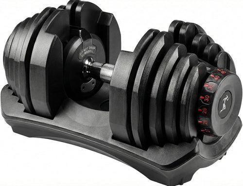 Smart Adjustable Dumbbell 5kg–40kg Dial Weight Space Saving Home Gym