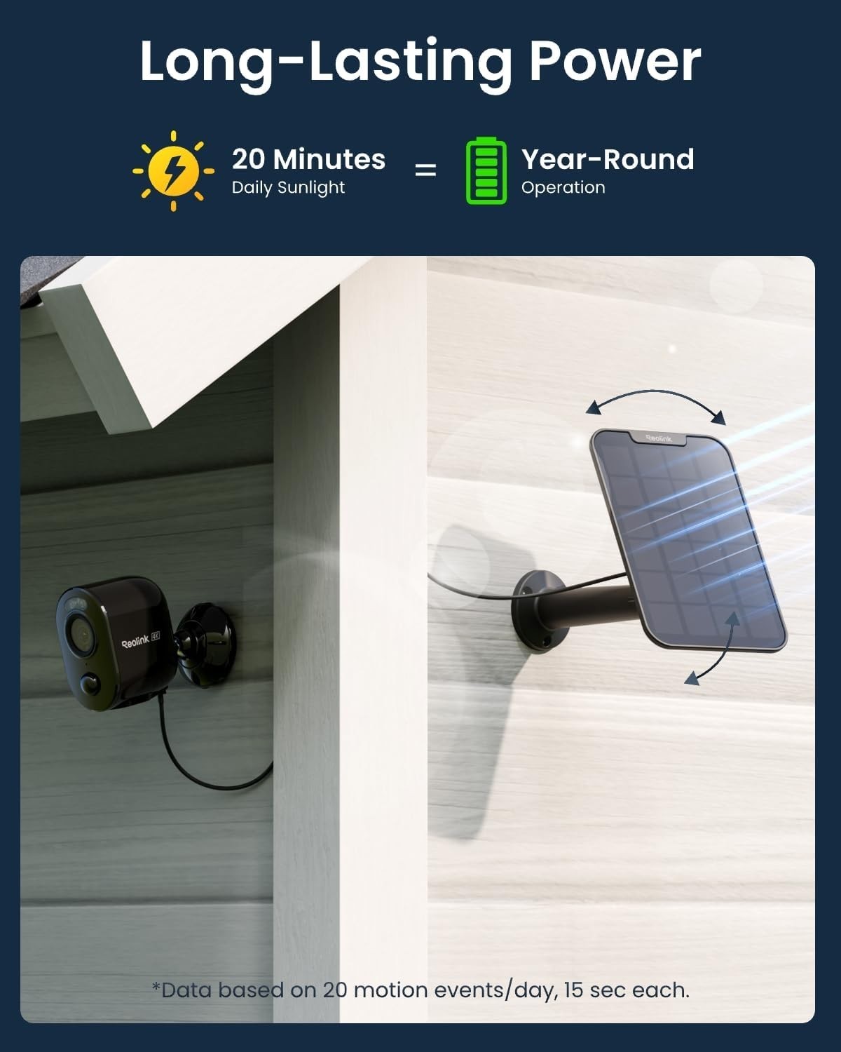 4K Solar Security Camera Wireless Color Night Vision Alexa CCTV