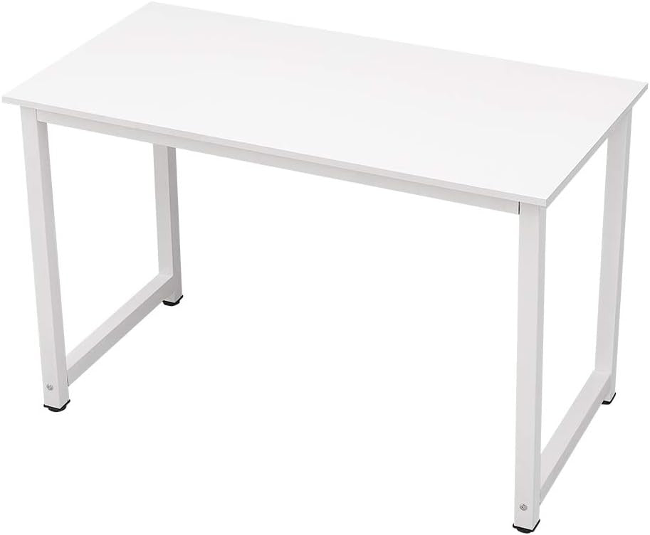Computer Desk 120cm White Home Office Study Table PC Laptop Workstation