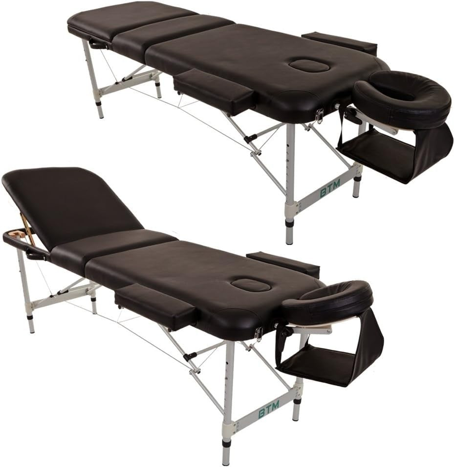 Professional Folding Massage Table Adjustable Therapy Spa Bed With Carry Bag