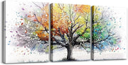 Tree of Life Canvas Wall Art 3 Piece 40x30cm Framed Set