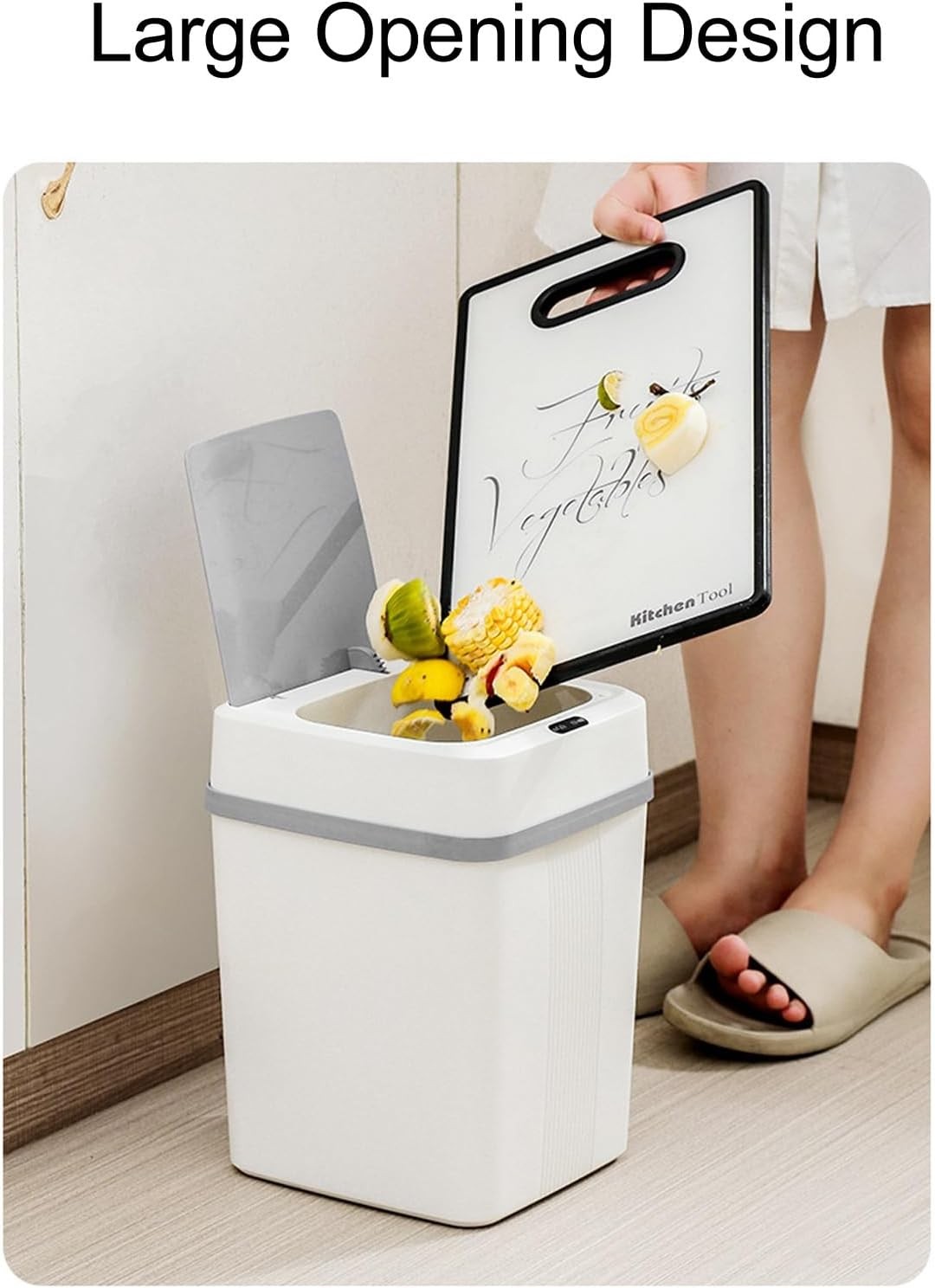 10L Automatic Touchless Bathroom Bin Infrared Sensor Waterproof