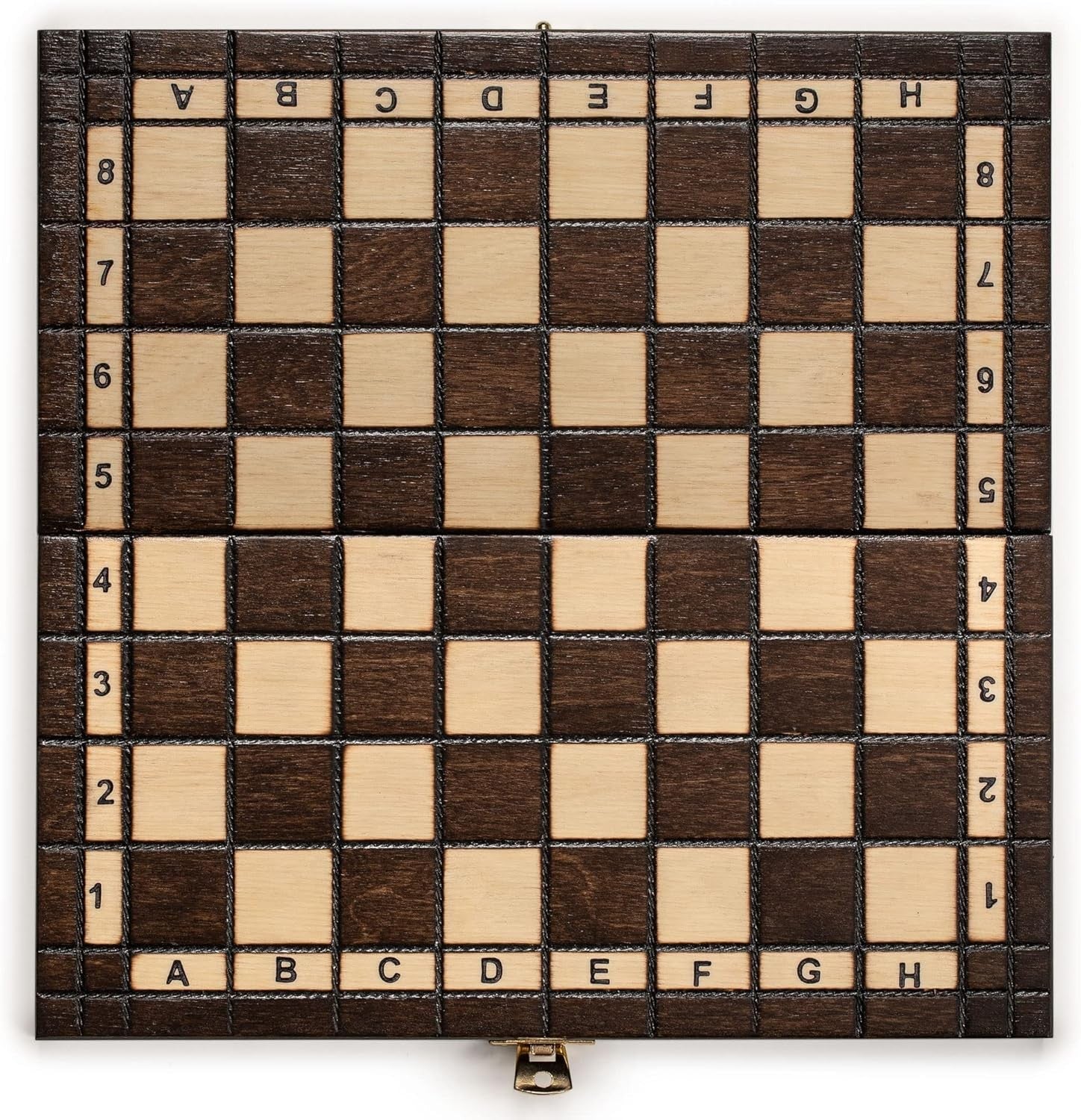 Small Wooden Chess Set 28cm • Handcrafted Pieces • Folding Board Gift