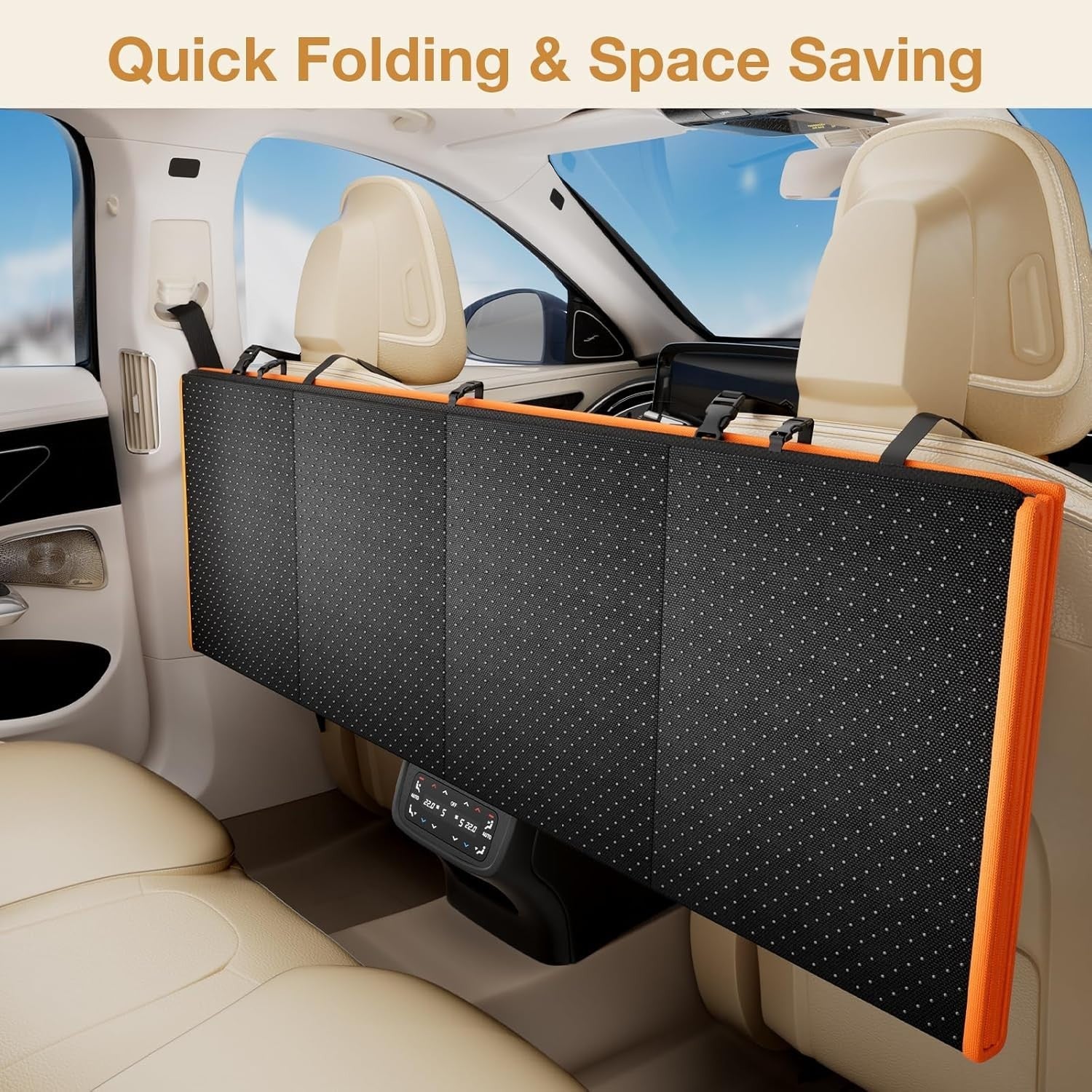 Dog Car Seat Extender Hard Bottom Waterproof Hammock 150kg Load