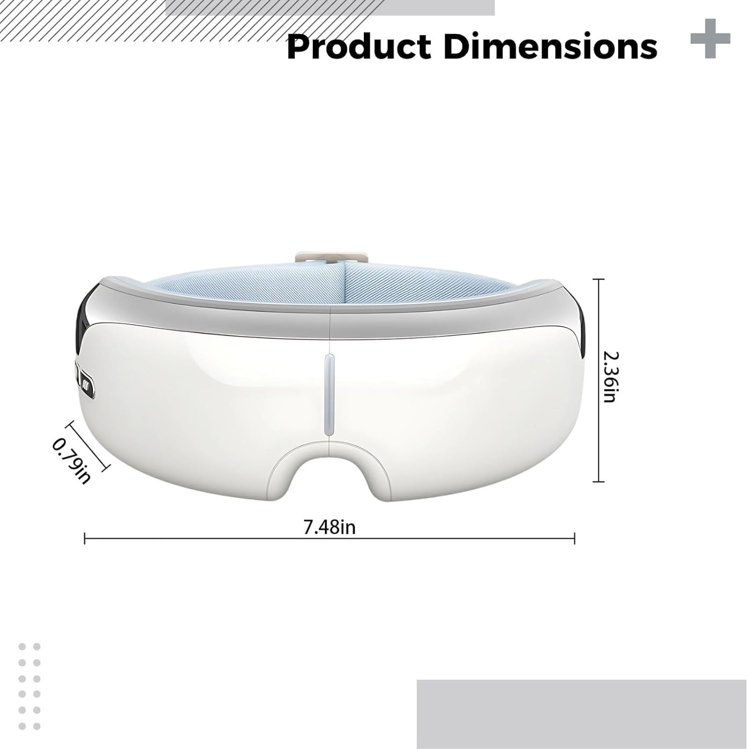 Heated Eye Massager Bluetooth Steam Vibration Eye Strain Relief