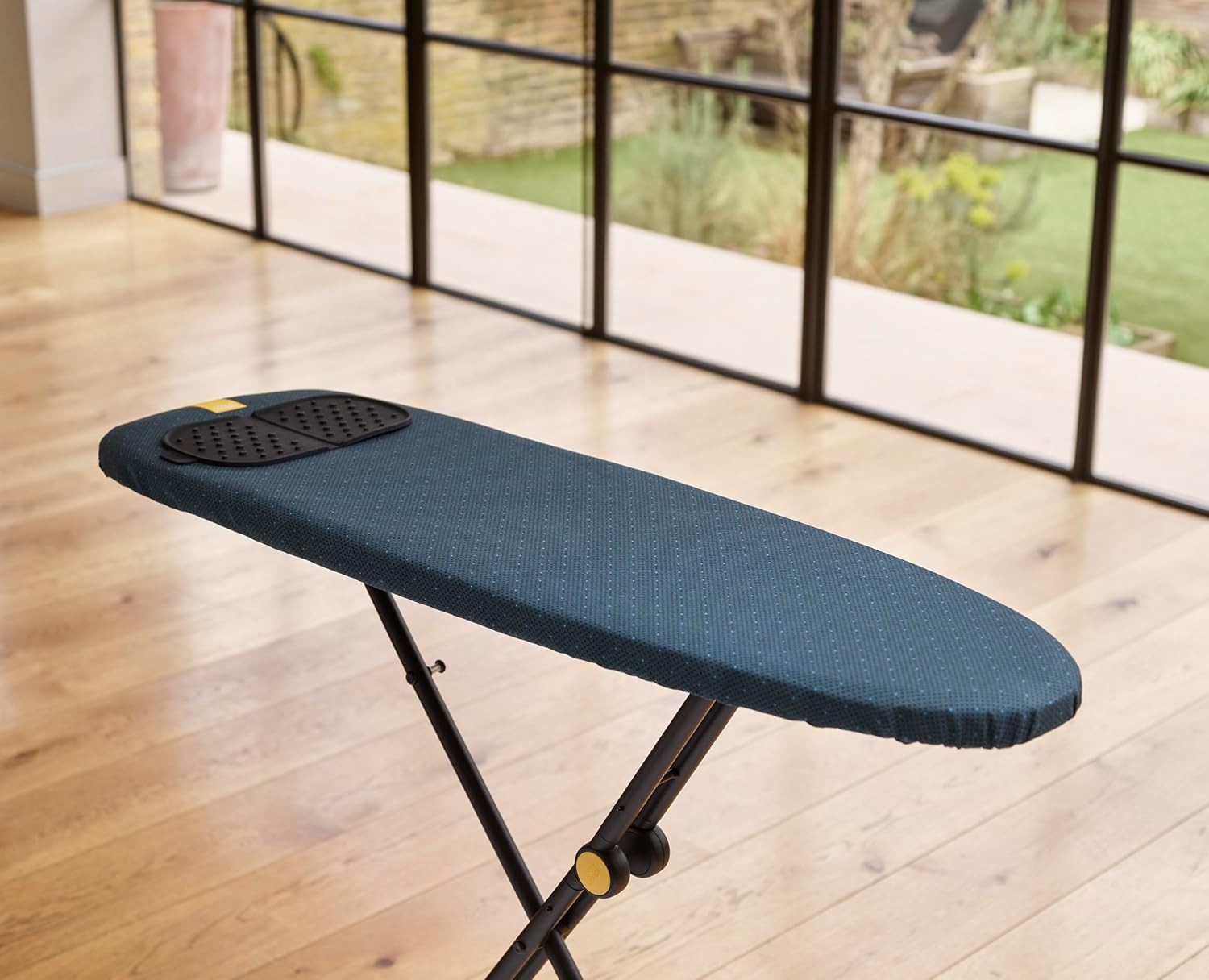 Compact Adjustable Ironing Board 110x33cm Heat Resistant Steam Iron Rest