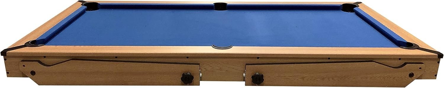 6FT Slim Folding Pool Table Portable Billiards Set No Assembly Purple