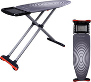 Extra Wide Ironing Board XL 127x46cm Adjustable Height Grey Steam Holder