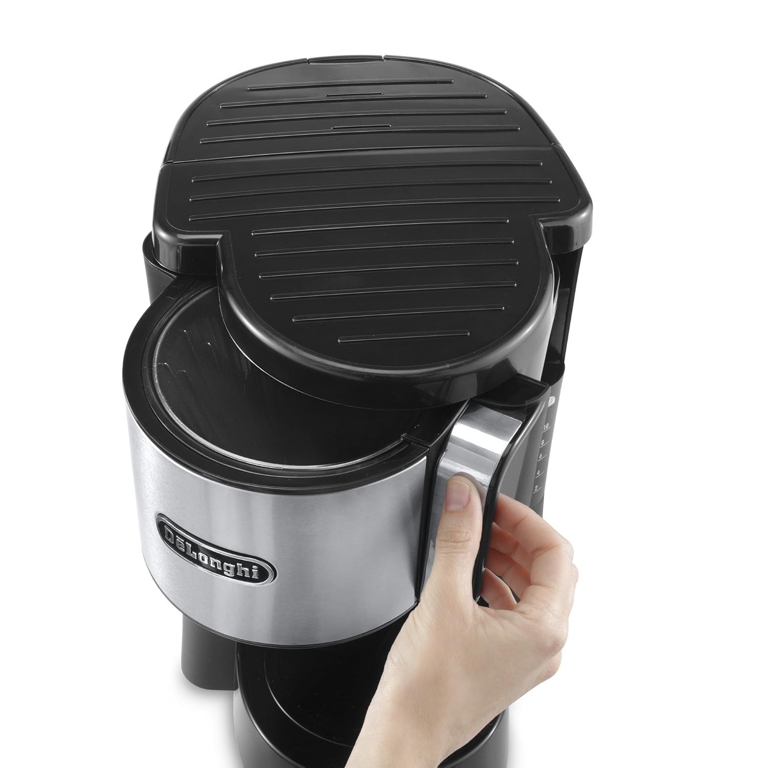 Digital Drip Coffee Maker 1.3L Timer Front-Loading 10–15 Cup 1000W Home Brewer