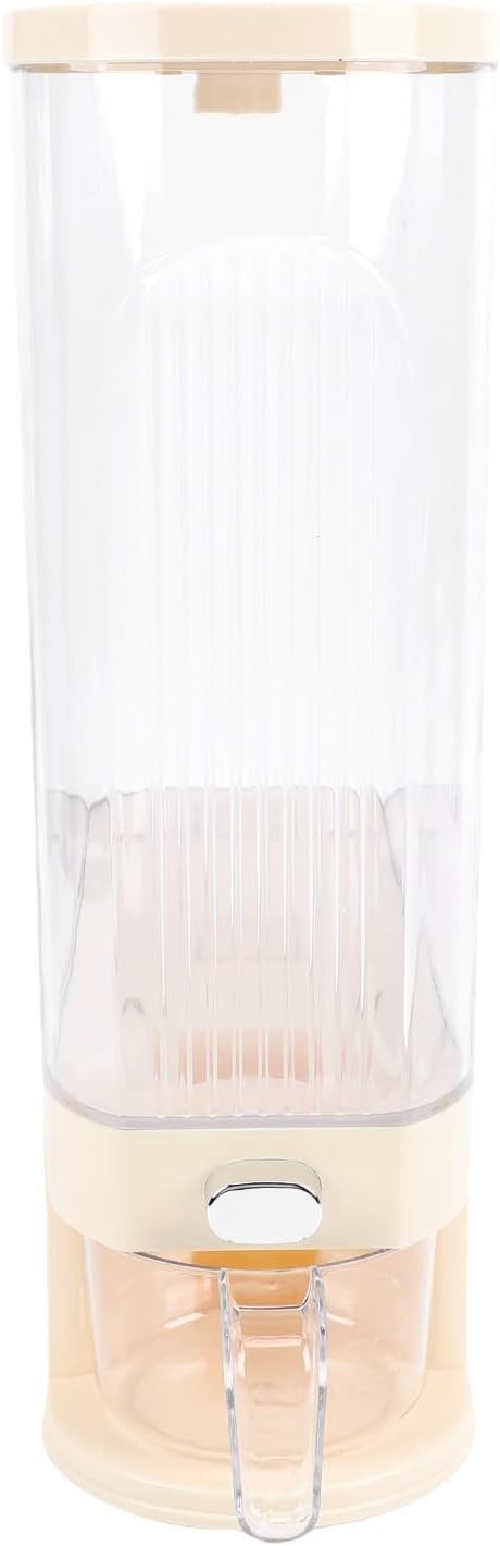 Slim Rice Dispenser Damp Proof Grain Storage Container Food Grade PP