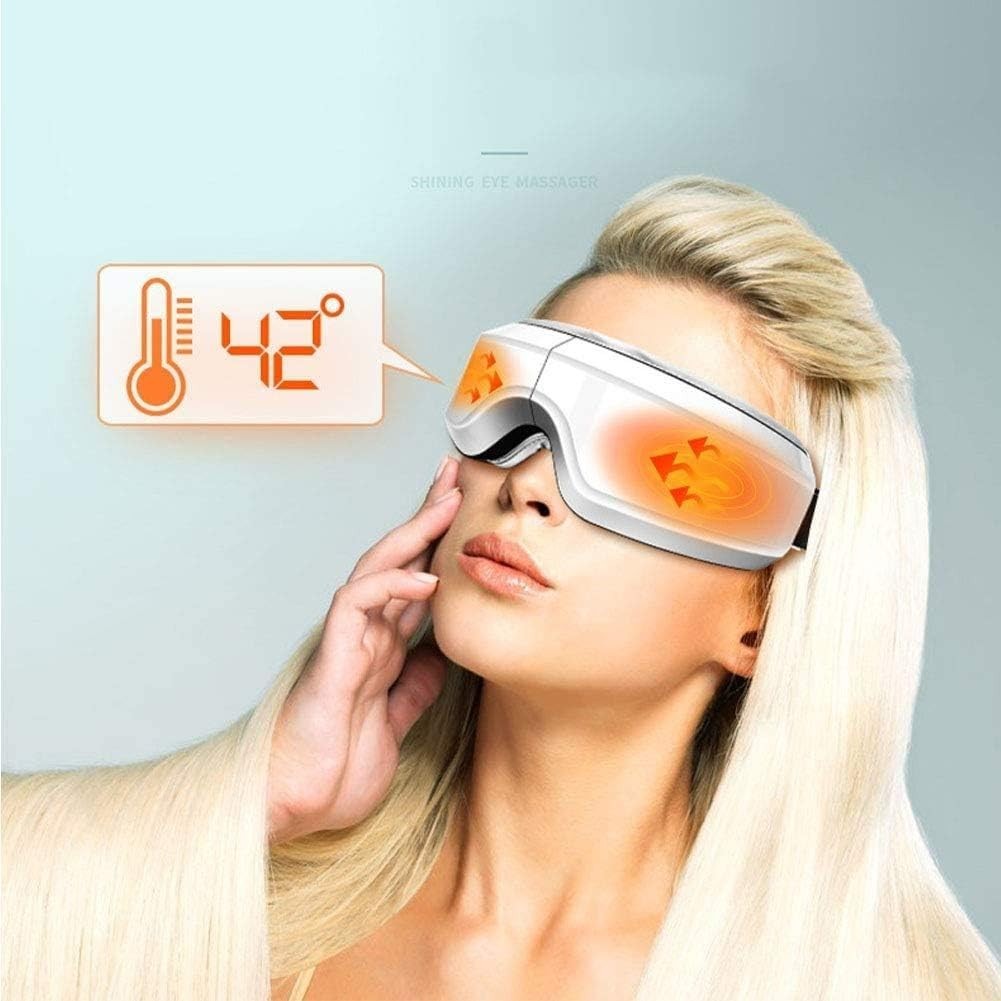 Heated Eye Massager Compression Bluetooth Foldable Sleep Mask