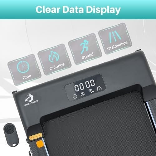 Compact 3-in-1 Under Desk Walking Pad Treadmill 10 km/h LED Remote