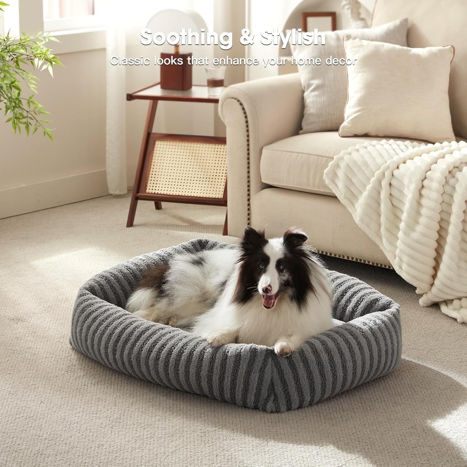 XXL Orthopedic Dog Bed 107x76x25cm Memory Foam Washable