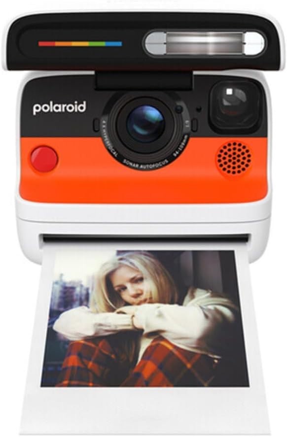 Instant Camera White Sonar Autofocus Retro Photo Camera Foldable