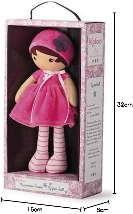 32cm Soft Fabric Baby Doll Pink Outfit Cuddly First Doll Machine Washable