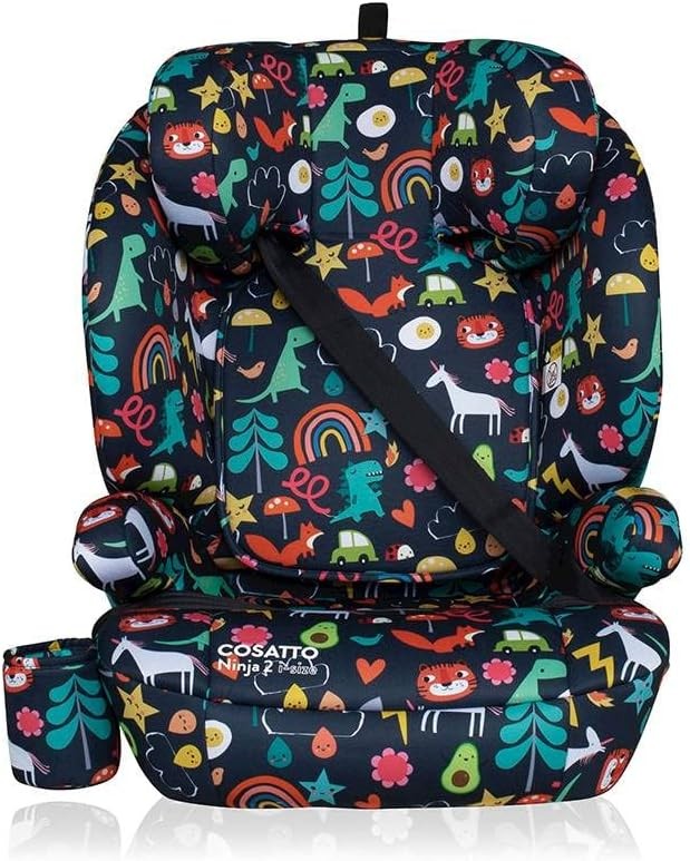 Highback Booster Car Seat ISOFIX i-Size Group 2/3 4–12Y Adjustable Headrest
