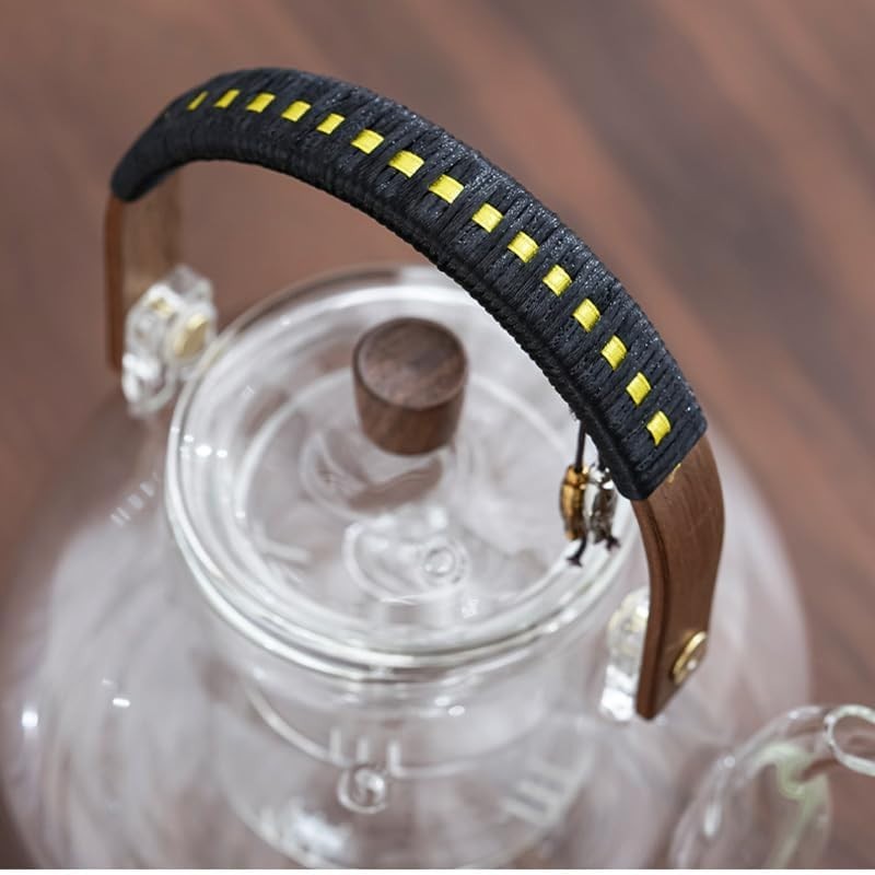 950ml Japanese Style Glass Teapot with Infuser Stovetop Safe Tea Pot