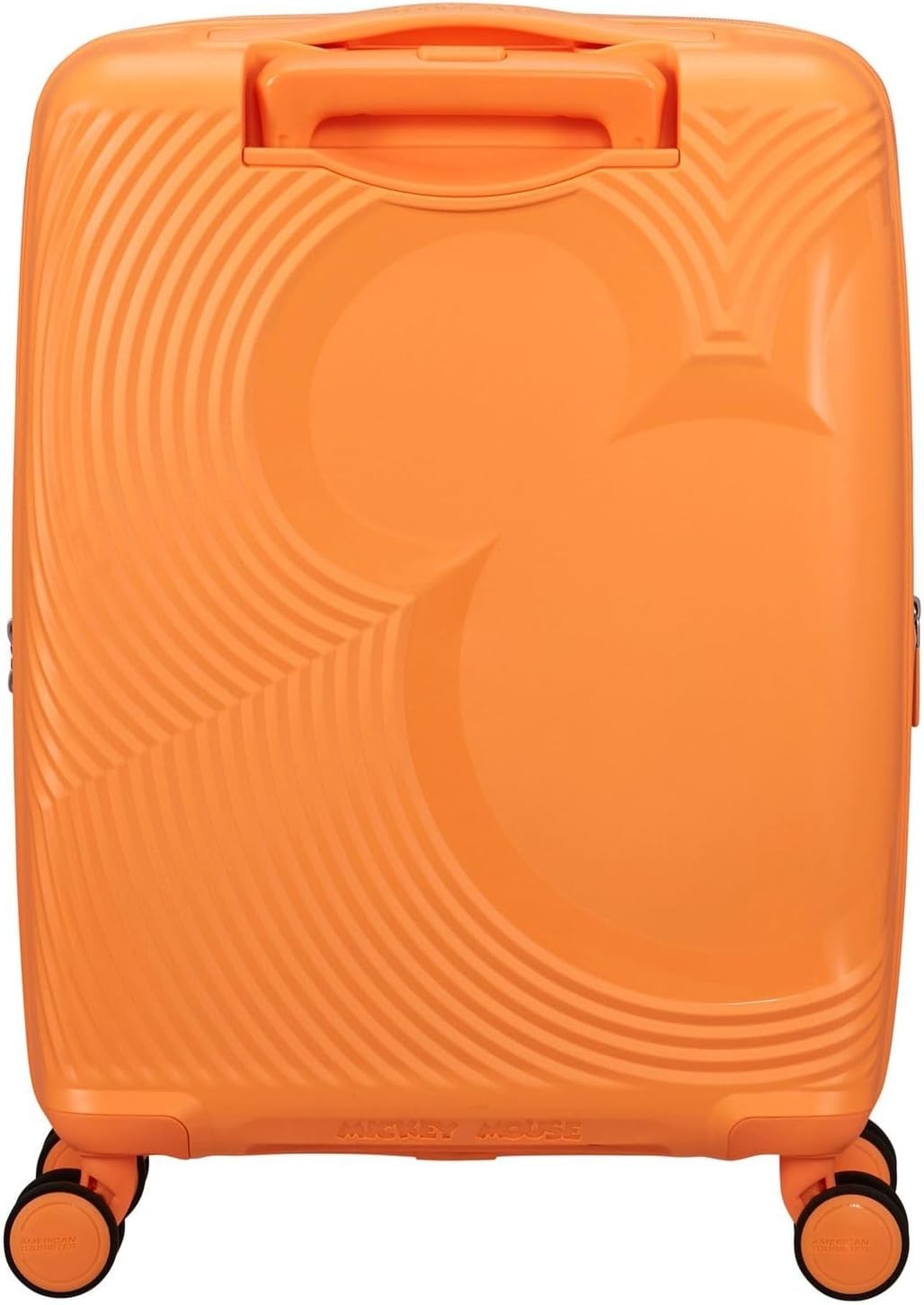 Cabin Hard Shell Suitcase Expandable 55cm TSA Lock Spinner Orange