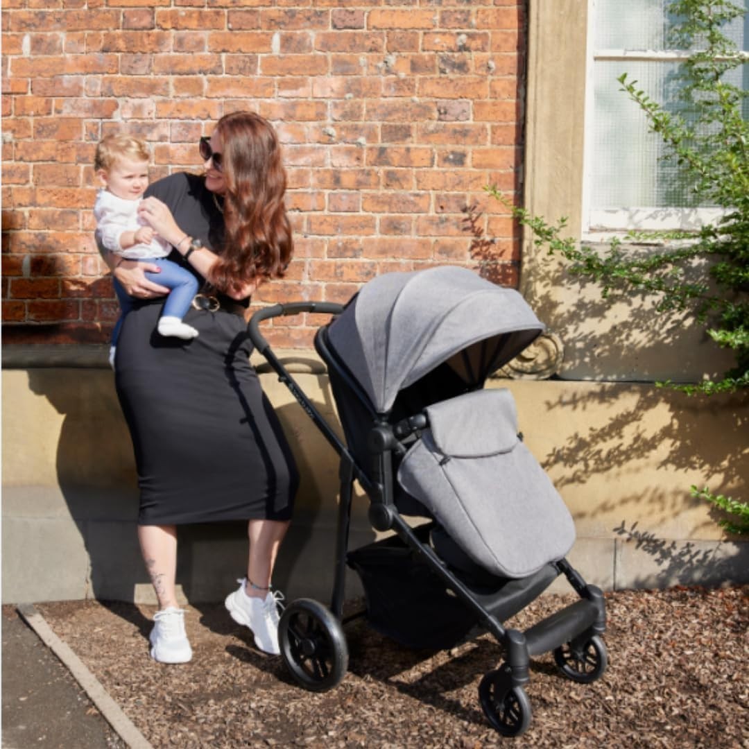 2 in 1 Pushchair Pram Convertible Lie Flat Newborn to 3 Years