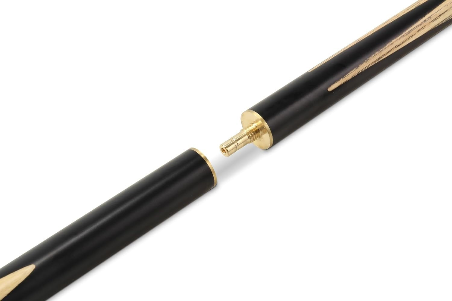 57" Walnut Spliced Heavy Snooker Pool Cue 3/4 Joint 9.5mm Tip