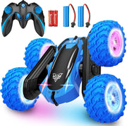 4WD 360° Flip RC Stunt Car 2.4GHz Remote Control Off-Road Toy w/ LED Lights