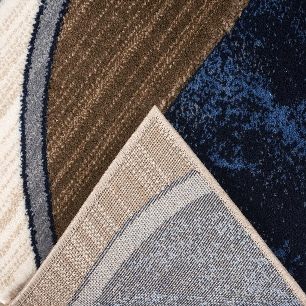 XL Abstract Living Room Rug 160x230cm Plush Soft Thick Modern Area Carpet
