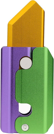 Carrot Gravity Knife Fidget Slider Metal Clicker Inertia EDC