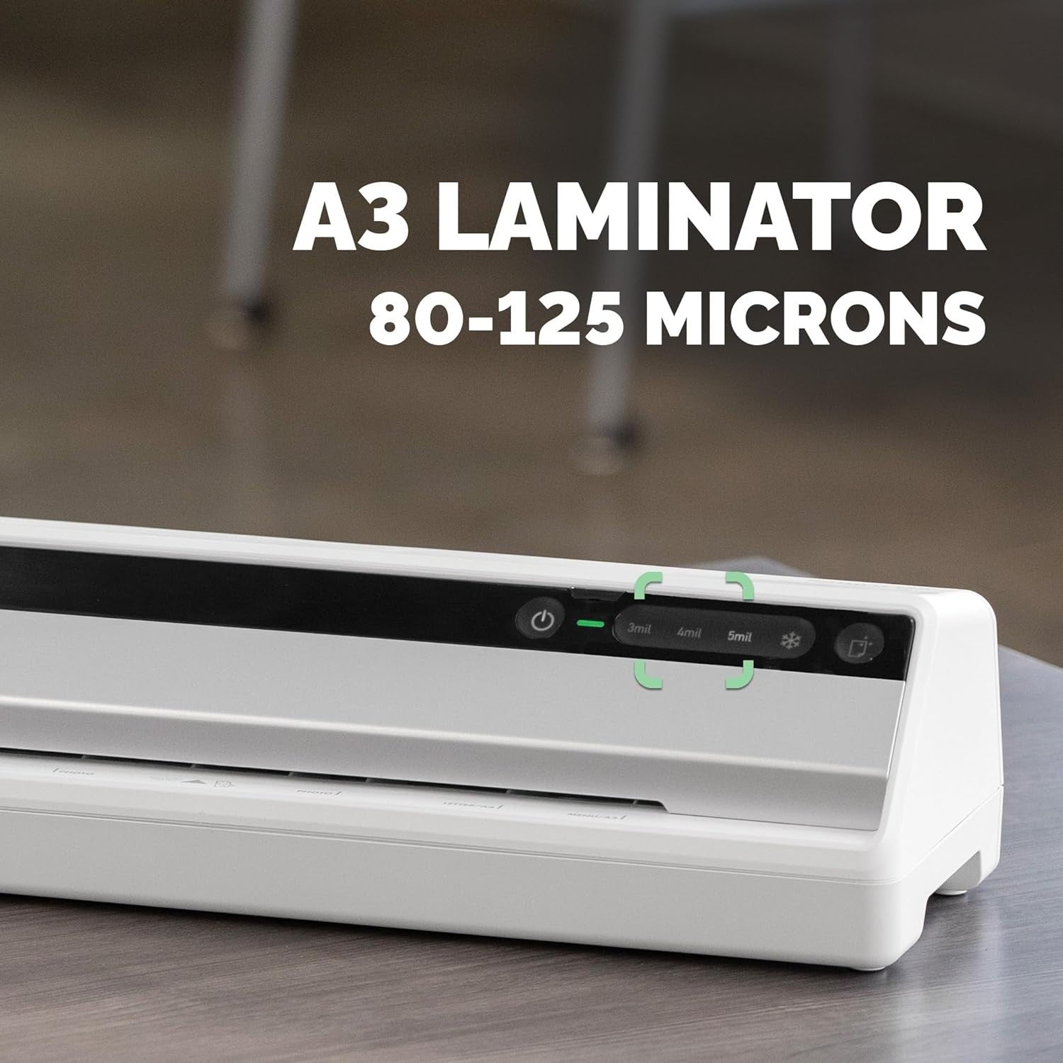 A3 Laminator 60s Warm Up InstaHeat Jam Free Auto Shut Off + 10 Sheets