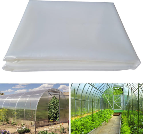 Heavy Duty Greenhouse Plastic Sheeting 4M x 10M 150um UV Resistant