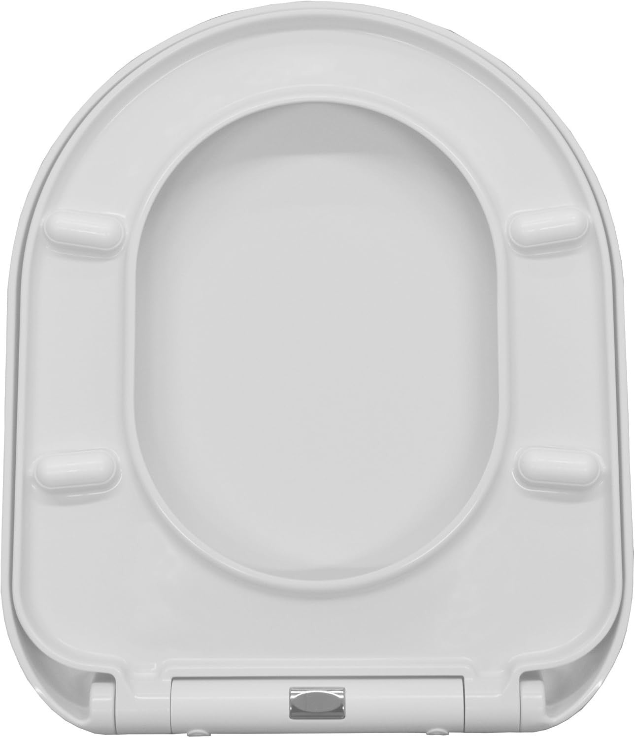 White Toilet Seat Sanremo Soft Close Scratch Resistant Durolux