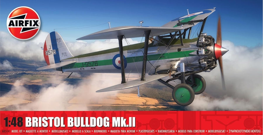 1:48 Bristol Bulldog Mk.II Classic Biplane Model Kit – Military Scale Build