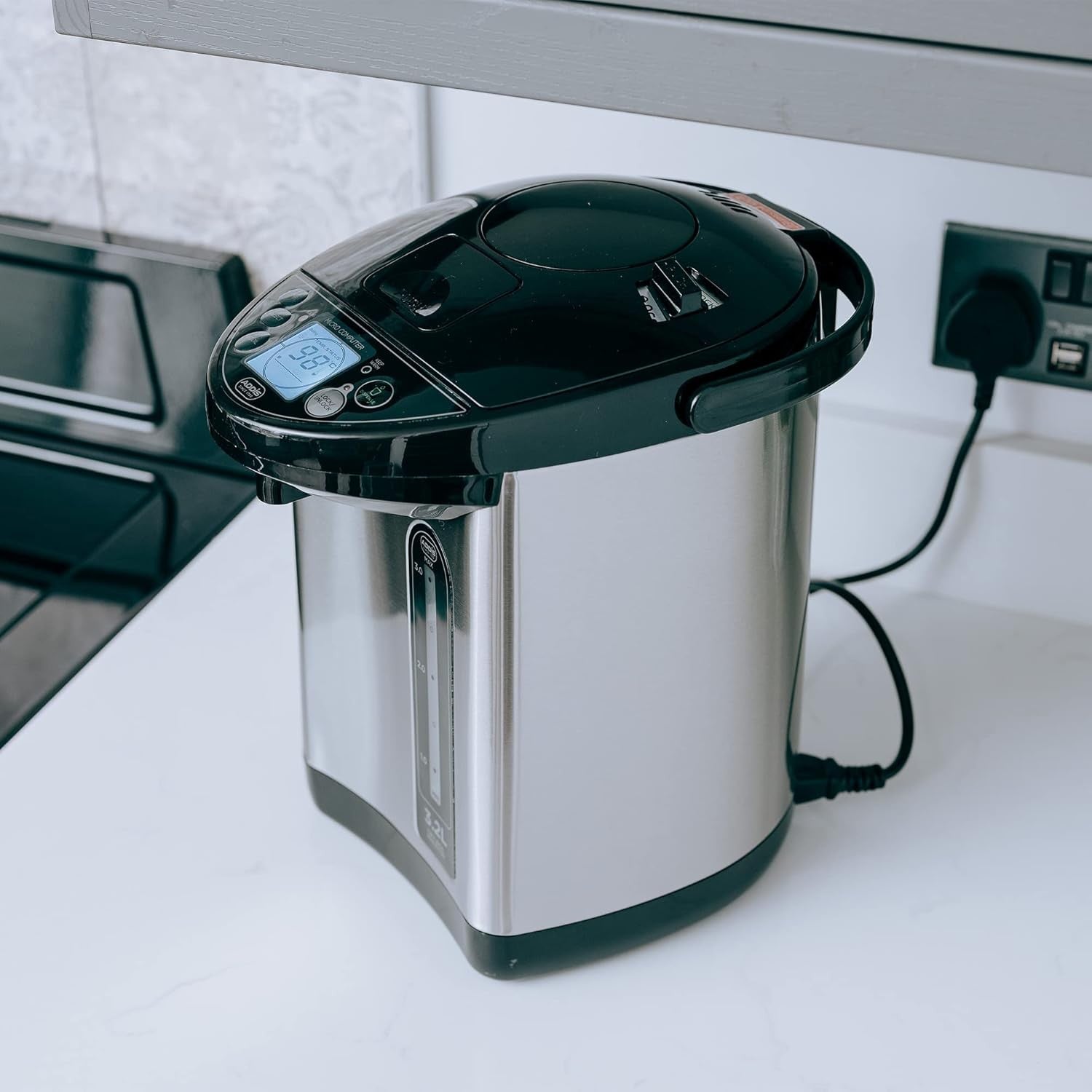 Instant Hot Water Boiler Dispenser 3.2L Stainless Steel Fast Boil One Touch