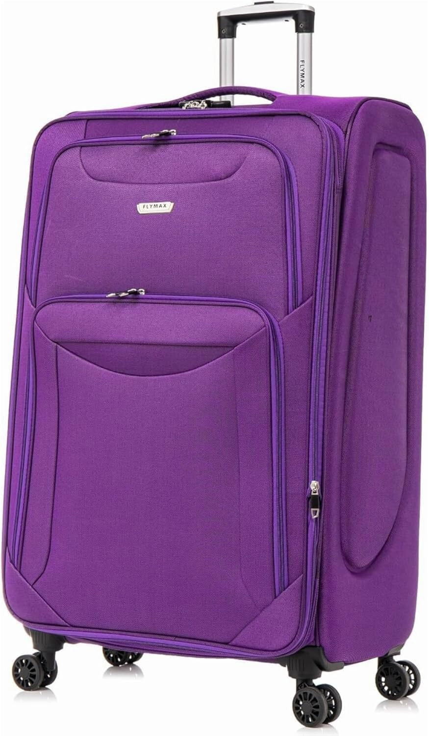 29” Large Lightweight Expandable 4 Wheel Travel Suitcase Lock Purple