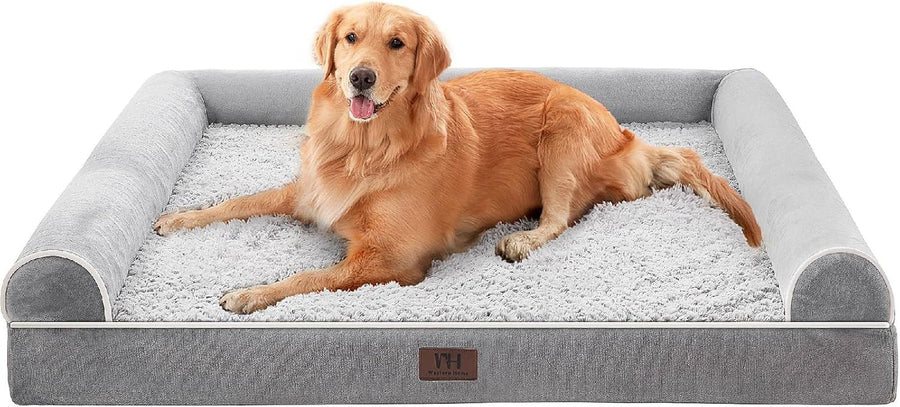 Large Orthopedic Dog Bed 91x68cm Waterproof Washable