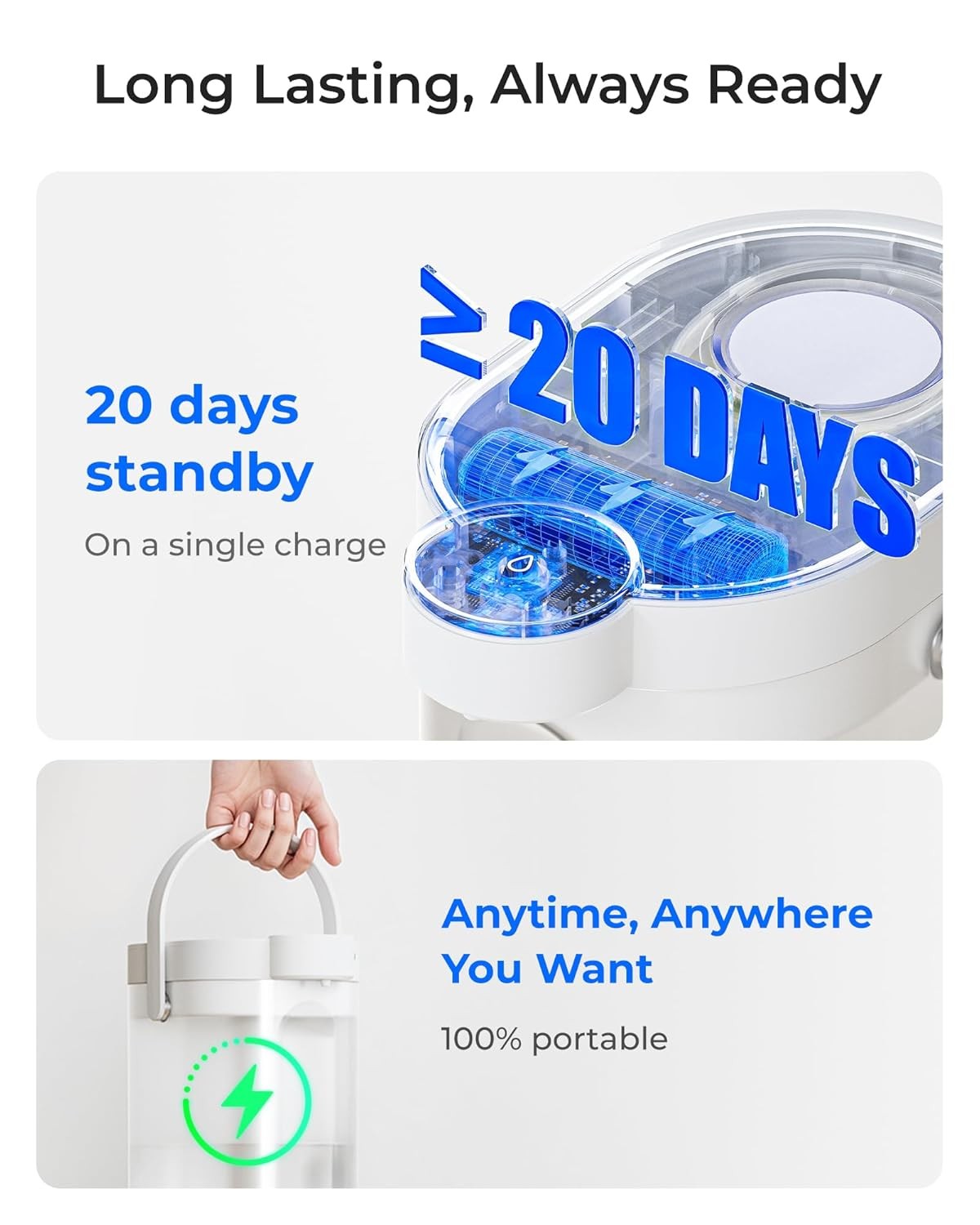 Alkaline Electric Water Filter Jug 3.5L Instant Dispensing Countertop