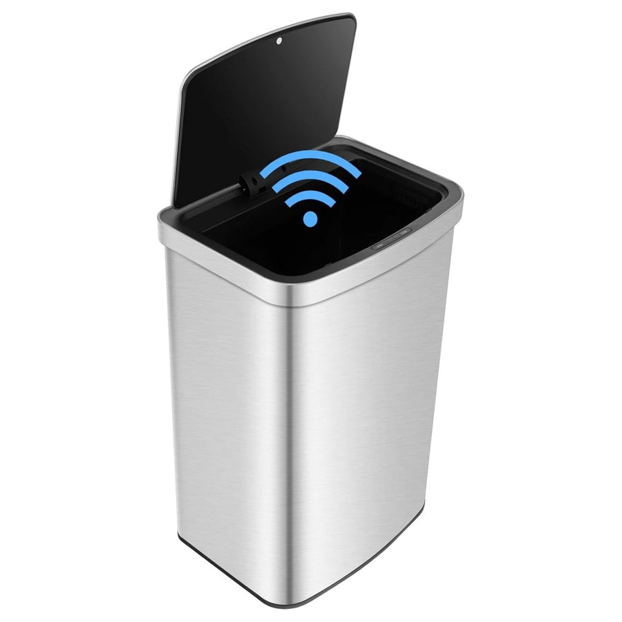 50L Automatic Sensor Kitchen Bin Stainless Touchless