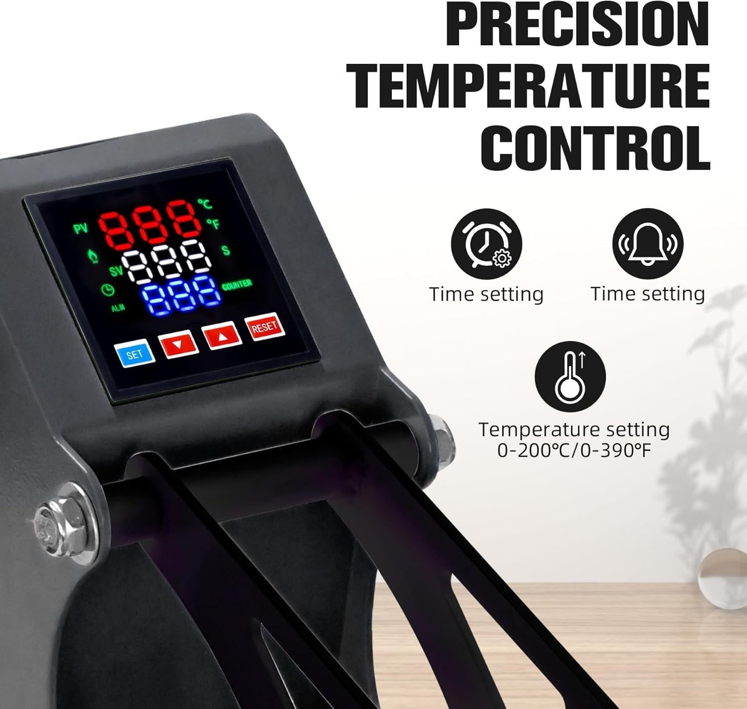 15x15 Heat Press Machine Pull Digital 1600W T-Shirt Vinyl Transfer