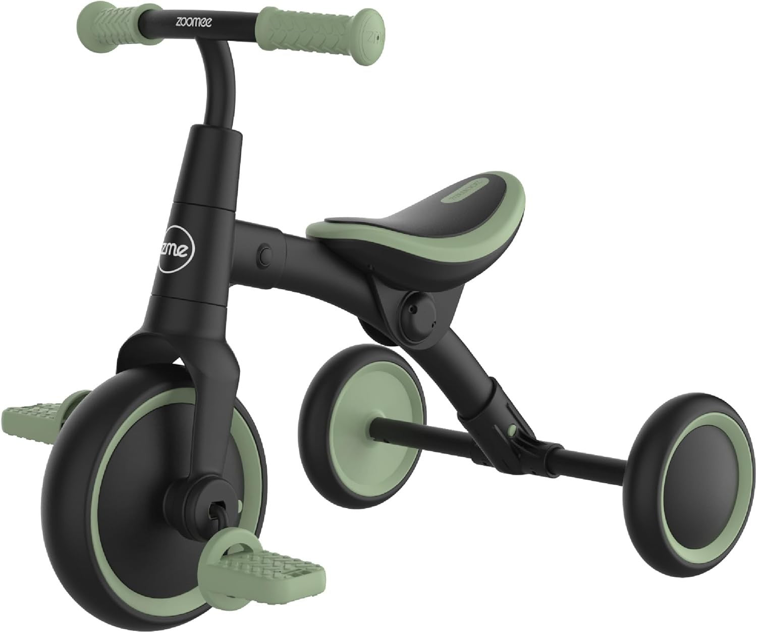 2 in 1 Toddler Balance Bike Trike Ride On Adjustable Seat 18+ Months