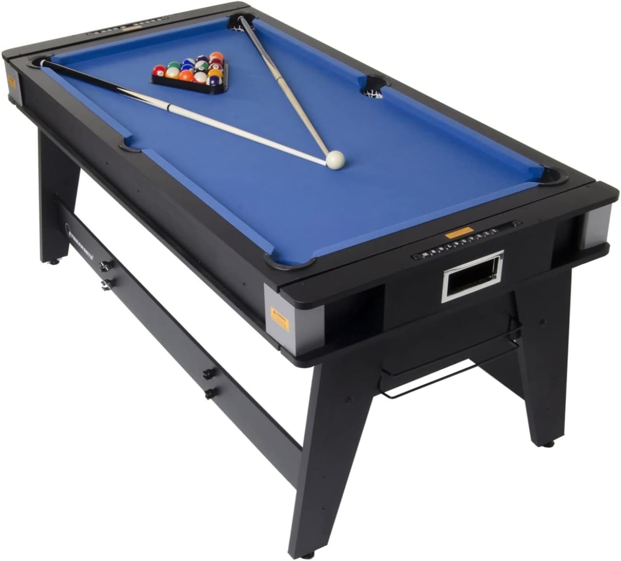 6ft 3 in 1 Rotating Pool Air Hockey Table Tennis Game Table